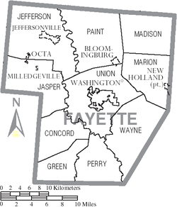 Fayette County Ohio Map.png