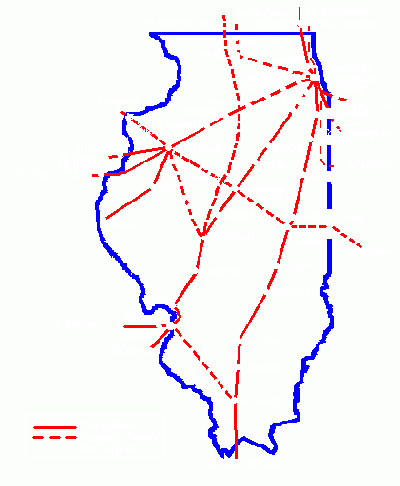 Amtrak Routes in Illinois