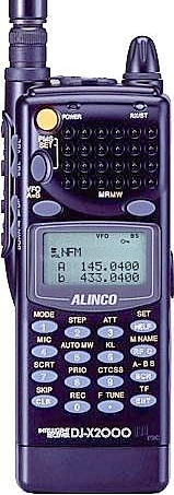 DJ-X2000 Handheld Receiver