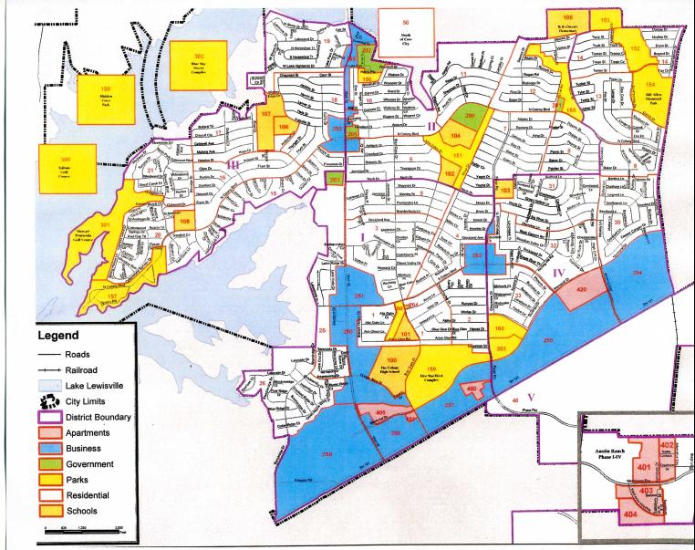 Map of City of Colony, TX