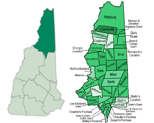 Coos County Nh Map Coos County (NH)   The RadioReference Wiki