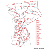 Map of Westchester School Districts