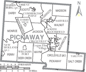 Pickaway County Ohio Map.png