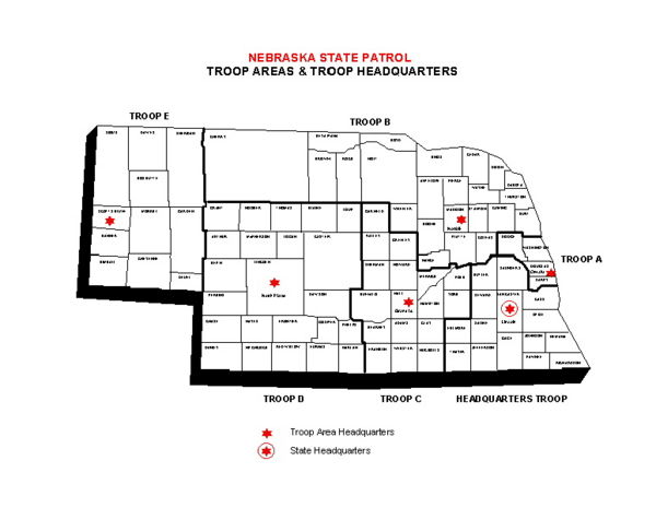 nebraska state patrol 10 codes