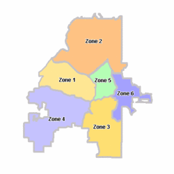 Atlanta Police - Zone Map